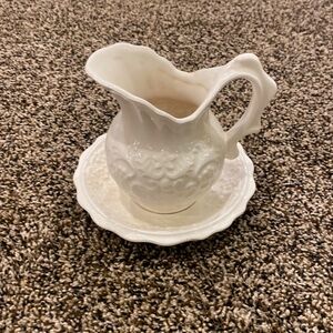 Vintage Enesco imports miniature pitcher platter